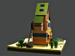 Camping car Modèle 3D