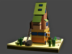 Camping car 3D Model