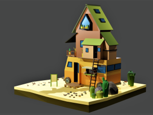 Camping car Modèle 3D