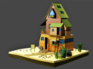 Camping car 3D Model