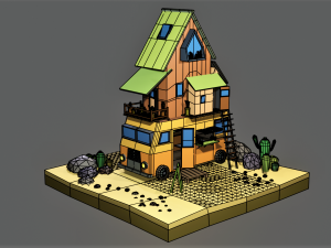 Camping car Modèle 3D