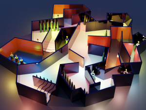 Labyrinth 3D-Modell