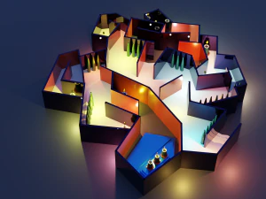 Labirinto Modelo 3D