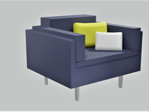 Armchair 3D Model