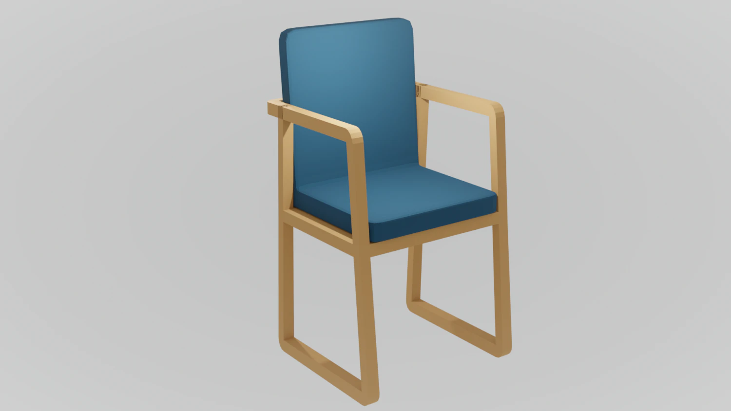 Chair 3D Model .c4d .max .obj .3ds .fbx .stl .blend