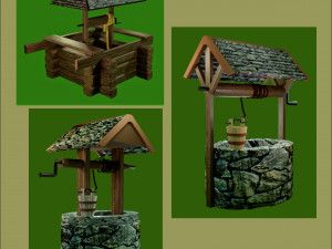 Model collection Water well 3D Модель