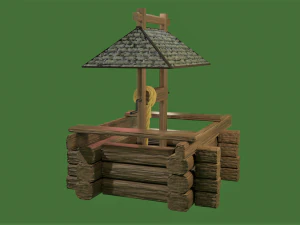Model collection Water well 3D Model