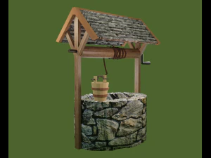 Model collection Water well 3D Model