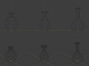 Pearls Potion Bottles Modello 3D