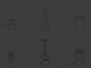 Pearls Potion Bottles Modello 3D