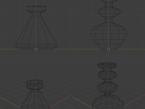 Pearls Potion Bottles Modello 3D