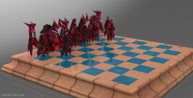 Chess 3D-Modell .c4d .max .obj .3ds .fbx .stl .blend 