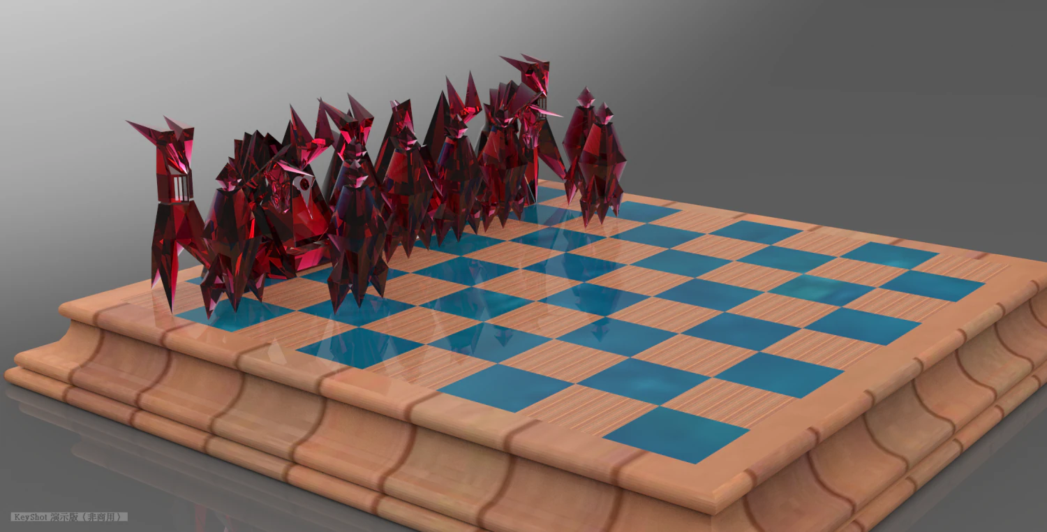 Chess 3D Model .c4d .max .obj .3ds .fbx .stl .blend 