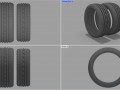 Tire 3D Print Models