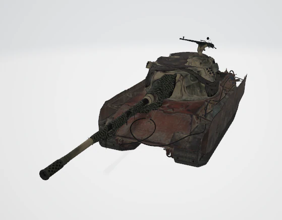 E75 Tank TS Kampfgruppe Becken from world of tanks 3D Model .c4d .max .obj .3ds .fbx .stl .blend