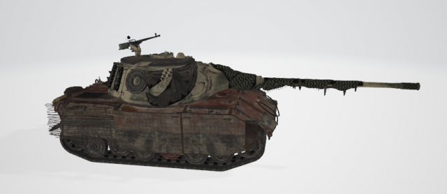 E75 Tank TS Kampfgruppe Becken From World Of Tanks 3D Модель In.