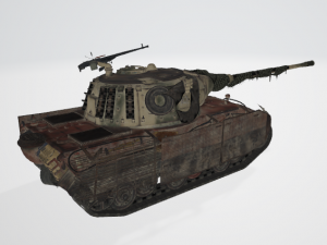 E75 Tank TS Kampfgruppe Becken from world of tanks Model 3D