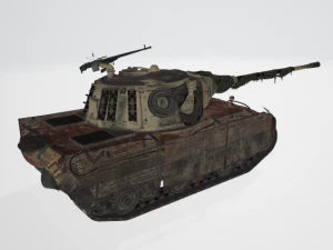 E75 Tank TS Kampfgruppe Becken from world of tanks 3D Model