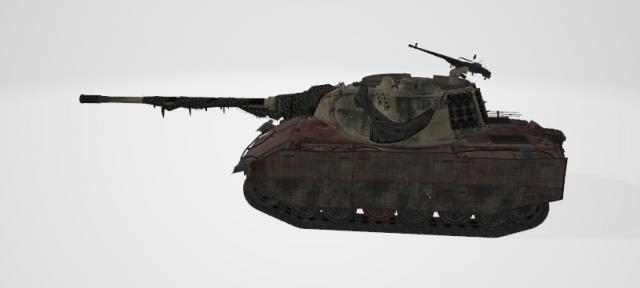 E75 Tank TS Kampfgruppe Becken From World Of Tanks 3D Модель In.