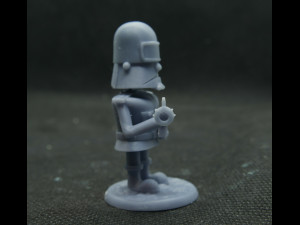 Captain B - Cartoon soldier 3D 打印模型