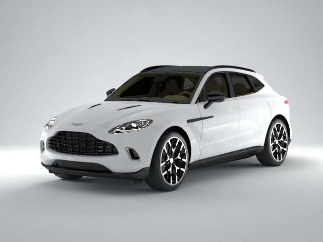 Aston Martin DBX Model 3D .c4d .max .obj .3ds .fbx .stl .blend 