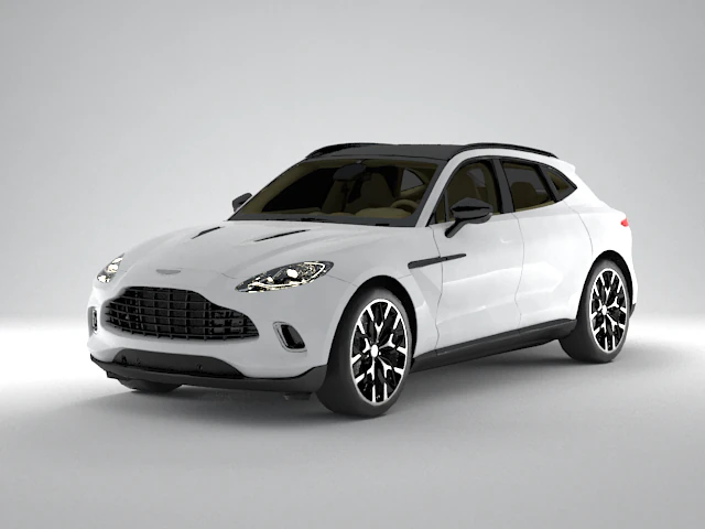 Aston Martin DBX 3D Model .c4d .max .obj .3ds .fbx .stl .blend 