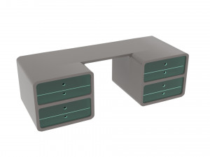 Office table Modelo 3D