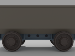 Simple Mine Cart 3D Модель