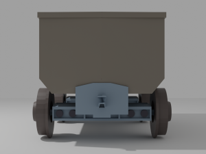 Simple Mine Cart 3D Модель