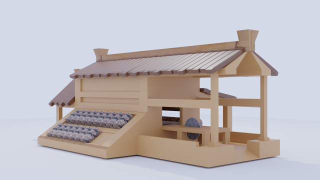 Simple Sawmill 3D मॉडल .c4d .max .obj .3ds .fbx .stl .blend