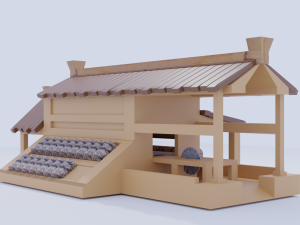 Simple Sawmill 3D Model