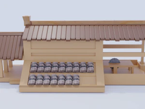 Simple Sawmill 3D Model