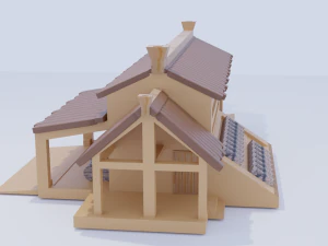 Simple Sawmill 3D Model