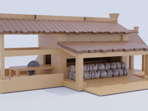 Simple Sawmill 3D Модель
