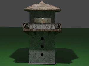 Stone Tower 3D Model