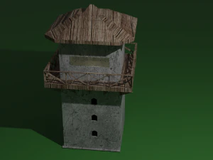 Stone Tower 3D Model