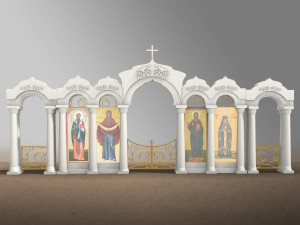 Templon - iconostasis 3D 모델