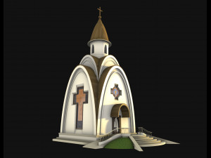 Chapel 3Dモデル