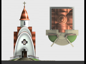 Chapel 3Dモデル