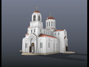Parish temple 3D Model