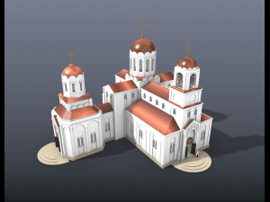 Parish temple 3D Model