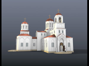 Parish temple 3D Model