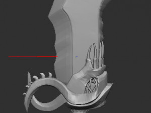 Blade of Chaos low poly 3D Модель