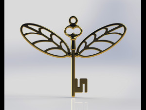 PENDANT FLYING KEY Modèles 3D en vedette