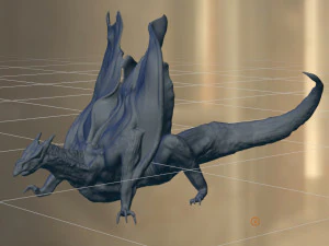Fantasy dragon 3D Print Model