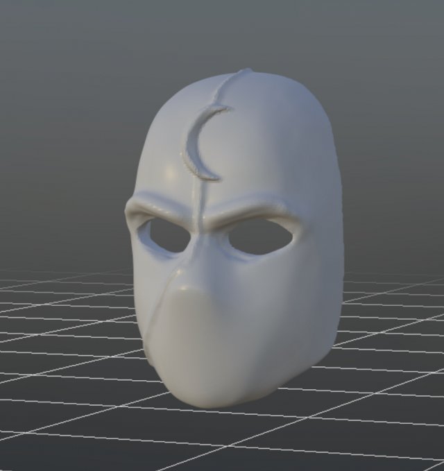 Moonknight mask 3D 프린트 모델 .c4d .max .obj .3ds .fbx .stl .blend 