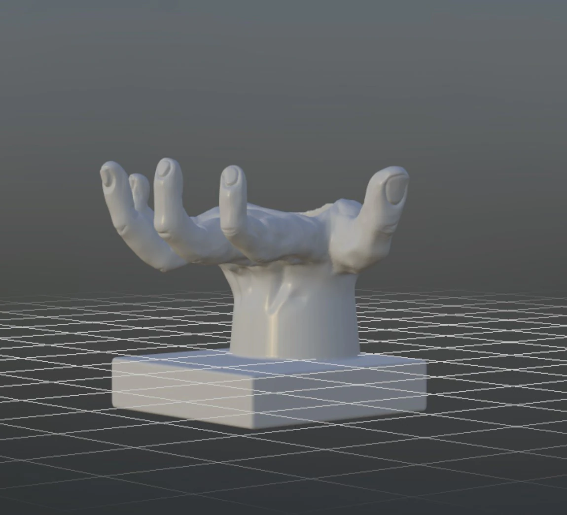 Hand pen-holder 3D Print Model .c4d .max .obj .3ds .fbx .stl .blend