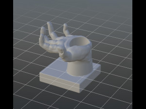 Hand pen-holder 3D-printmodel