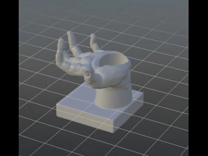Hand pen-holder 3D Print Model