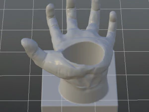 Hand pen-holder 3D Print Model